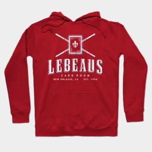 Lebeau's Card Room - New Orleans, LA - Distressed Hoodie